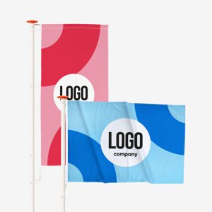 Tuinvlag op maat bedrukt met eigen ontwerp - DecoDrukkerij